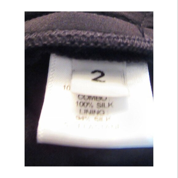 Prabal Gurung Flat Front Flare Leg Crepe Pants, Black, Womens Size 2 - Picture 4 of 5